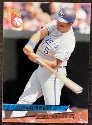 1993 Fleer Ultra #206 George Brett Kansas City Royals Major League Baseball Card - Image 1 of 2