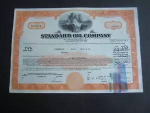 1983 - STANDARD OIL COMPANY - Debenture Bond / Stock Certificate - Picture 1 of 1
