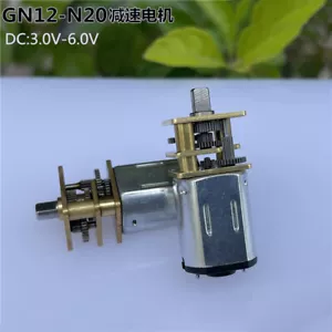 Micro N20 Gear Motor DC 3V 5V 6V Slow Speed Full Metal Gearbox DIY Robot Car Toy - Picture 1 of 10