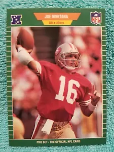 1989 PRO SET JOE MONTANA #381 SAN FRANCISCO 49ERS - Bild 1 von 4