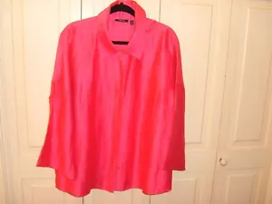 Women’s shirt by carlisle, pink, sz 18 (—16) - Picture 1 of 2