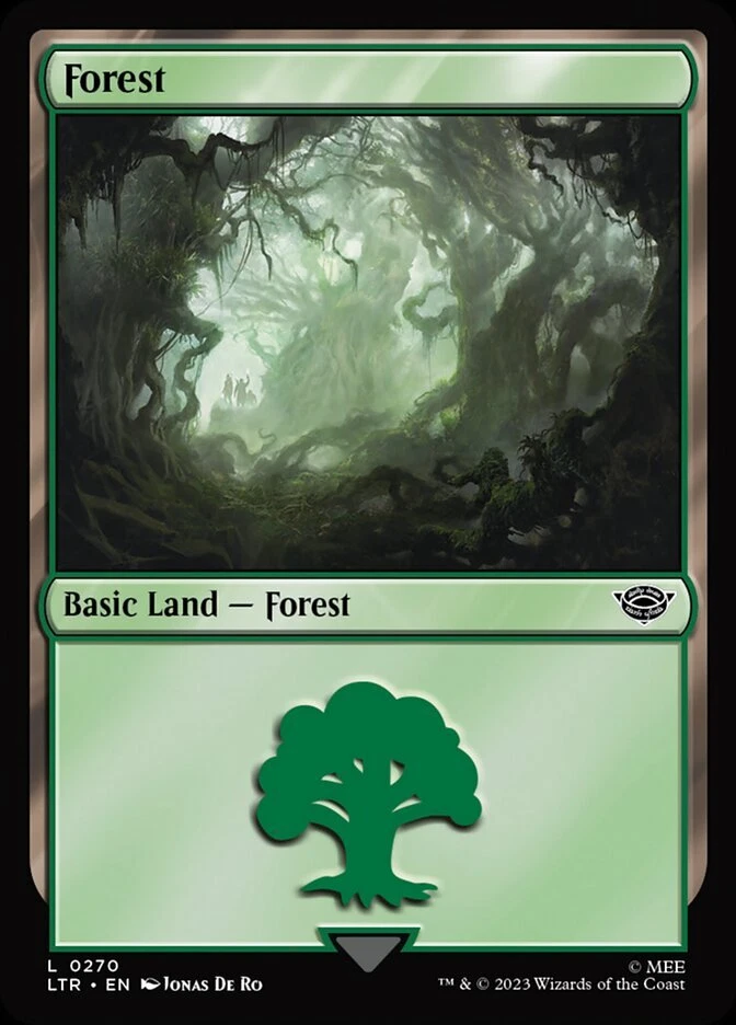 Magic the Gathering (mtg): LTR: Forest - Foil - Image 1 of 1
