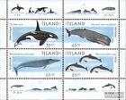 Islande Bloc 23 (complète edition) neuf avec gomme originale 1999 baleines et De
