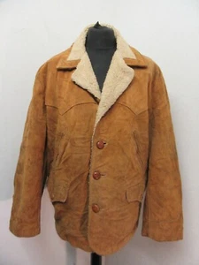 VINTAGE 70's SCHOTT WESTERN RANCHER COWBOY LEATHER JACKET SIZE 46 OR 2/3 XL - Picture 1 of 24