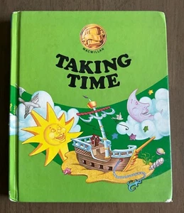 VTG ‘Taking Time’ Reading School Textbook Grade 1 Macmillan 1989 - Picture 1 of 3