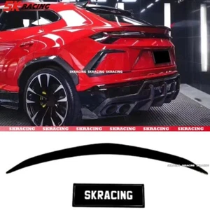 Gloss Black NEW Style Rear Trunk Lip Spoiler Wing For 2018-2024 Lamborghini Urus - Picture 1 of 7