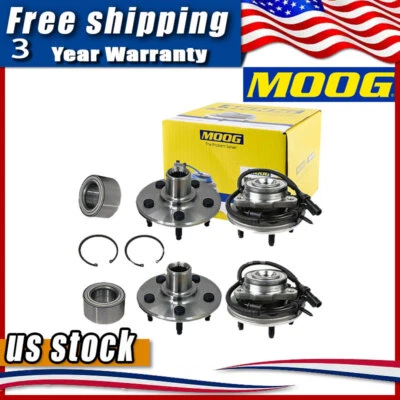 Новый подшипник ступицы переднего заднего колеса MOOG для Ford Explorer Lincoln Aviator упаковка 4 шт. - Изображение 1 из 4