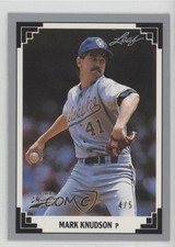 2013 Leaf Memories 1991 Leaf Buyback Gold /5 Mark Knudson #159