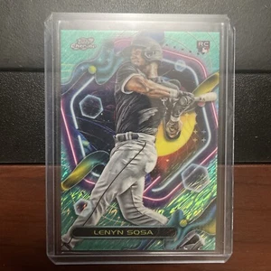 2023 Topps Cosmic Chrome Lenyn Sosa Aqua Equinox/199 RC Chicago White Sox #174 - Imagen 1 de 2