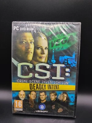 CSI Crime Scene Investigation Deadly Intent PC NEW Sealed UK Version - Image 1 of 2