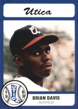1989 Utica Blue Sox Pucko #6 Brian Davis