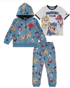 New Character Kids' Boys Girls Toddler Paw Patrol 3-piece Hoodie Set Size 4T NWT - Picture 1 of 10