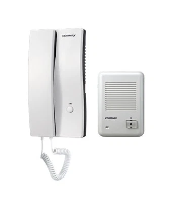 Commax 1-to-1 Audio Interphone Kit DP2S/DR201D for AC110V (US version)
