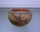 Vintage Redware Bowl Native American Pottery Hand Painted Small