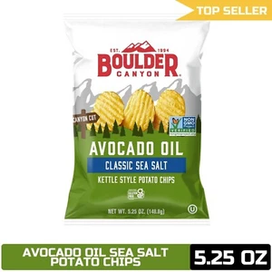 Boulder Canyon, Chips Potato Avocado Oil Sea, 5.25 Ounce - Picture 1 of 5