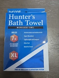 Code Blue D/Code Microsuede Bath Towel Large 21x45 Inches Blue #OA1383 - Picture 1 of 3