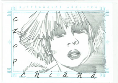 Farscape Season 3 Artist Sketch Sketchafex John Czop - Character Chiana - Image 1 of 3