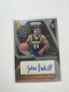 2023-24 Panini Prizm Signatures Jalen Pickett Denver Nuggets RSI-PKY - Bild 1 von 1