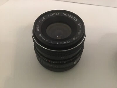 Lente recubierta Super Albinar Auto 1:28 28 mm 52 No. 935328. Segunda lente incluida. Foto 1 de 4