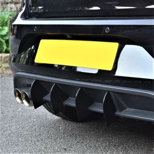 VW Polo GTI Rear Diffuser 4 Fin (2015-2017) - Picture 1 of 7