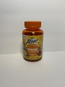 Alive! Daily Immune Support w/ Elderberry, Vitamin C D3 & Zinc Gummy, 60 Count