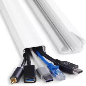 Kabelabdeckung Wand, 31,5 Zoll TV Kabel Verkleidung für Wandmontage TV, Kabel Verkleidung TV Kabel - Bild 1 von 12