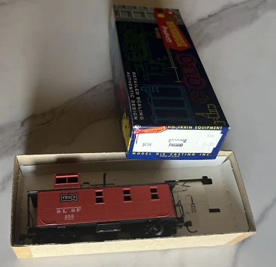 HO Scale Roundhouse 3494 Frisco Caboose Kit SLSF 250 with KD's RTR - Image 1 of 4