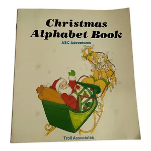 Weihnachten Alphabet Buch ABC Abenteuer Pat Whitehead Taschenbuch Troll 1985 - Bild 1 von 3