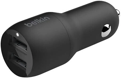 Cargador de coche Belkin doble USB de 24 vatios Foto 1 de 1