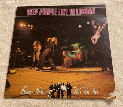 DEEP PURPLE - Live in London LP RARE Irish Import on PURPLE - Image 1 of 4