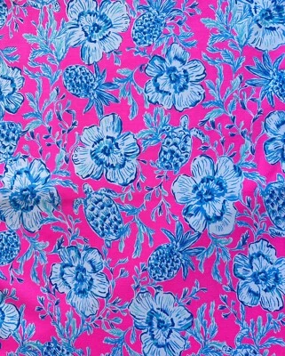 ~Lilly Pulitzer Ponte Knit - “Roxi Pink” 18”x29” # 178 Foto 1 de 2