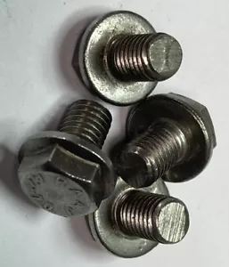 M8-1,25 x 12 mm Flanschschraube Sechskantschrauben Edelstahl A2-70 Stck 4 Stück (23JN6) - Bild 1 von 3
