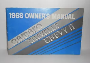 1968 Camaro, Chevelle, Chevy II Owner's Manual - Picture 1 of 3