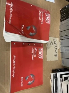 2003 Ford Escape OEM Original Workshop Shop Service & Wiring Diagrams Manuals  - Picture 1 of 7