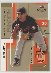 Angel Chavez - 2004 Fleer Genuine Insider #95 - Rookie Card #/499 - SF Giants - Foto 1 di 2