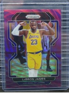 2021-22 Panini Prizm Lebron James Purple Wave Prizm SSP  LA Lakers Color Match