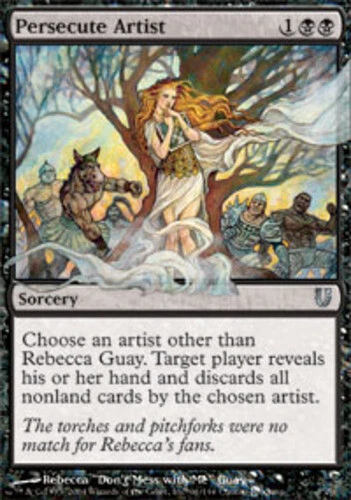 MTG Persecute Artist - Foil, Moderate Play, English Unhinged - Image 1 of 1