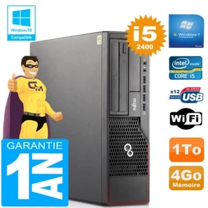 PC Fujitsu Esprimo E700 E90+ SFF Core I5-2400 RAM 4Go Scheibe 1 Zu Wifi W7 - Bild 1 von 1