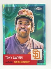 2022 Topps Chrome Platinum #146 -Tony Gwynn- Aqua Lava Refractor 261/299 Padres