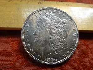 1904-O United States BU Morgan Silver Dollar $1 - No Reserve - Free S&H USA - Picture 1 of 2