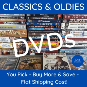 Classics & Oldies DVDs - Western Comedy Family Movies 1920s-70s *You Pick- READ* - Picture 1 of 491