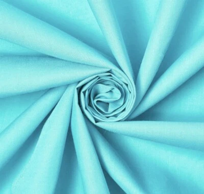 5 Yard Sea Green  Cotton Fabric 60” Width - Image 1 of 2