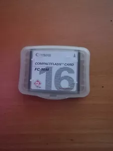 16MB CANON FC-16M CF COMPACTFLASH COMPACT FLASH MEMORY CARD 16 M B LOW CAPACITY - Picture 1 of 2