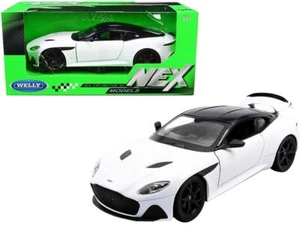 Aston Martin DBS Superleggera White with Black Top "NEX Models" 1/24 Diecast Mod - Picture 1 of 1