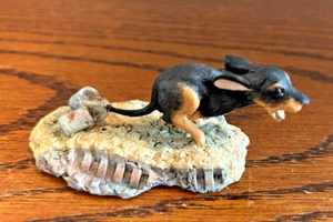 Vintage 1983 Lowell Davis 225240 Headed Home Dog Figurine RFD America - Picture 1 of 6