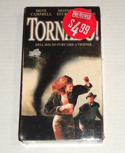 Tornado! Bruce Campbell Blockbuster Video Previously Viewed Sealed VHS Tape 1996 - Picture 1 of 14