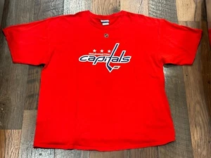 Washington Capitals NHL Reebok Green #52 Jersey T-Shirt Size XL - Pre-owned - Picture 1 of 7