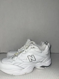 NEW BALANCE Men's 609 MX609AW SNEAKERS BRAND NEW SIZE 7.5 WHITE ON WHITE - Picture 1 of 9