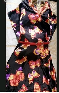 Winlar Butterfly Multi-colored Kaftan - Picture 1 of 8