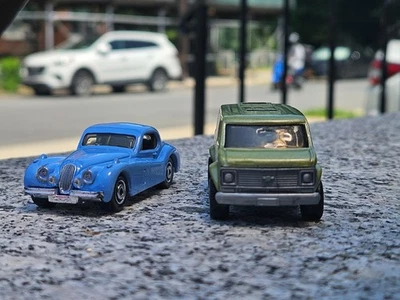 Matchbox 1954 Jaguar XK 120SE w Chevy Van — 第 1/4 张图片